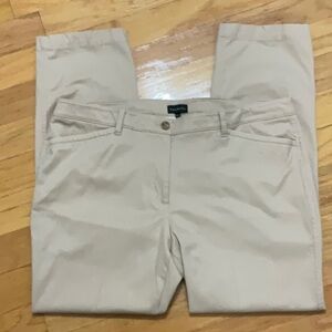 Talbots Cotton Chino Pants Sand Color Sz16W